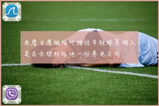 老詹甘愿做绿叶辅佐年轻球员湖人是否会续约给他一份养老合同